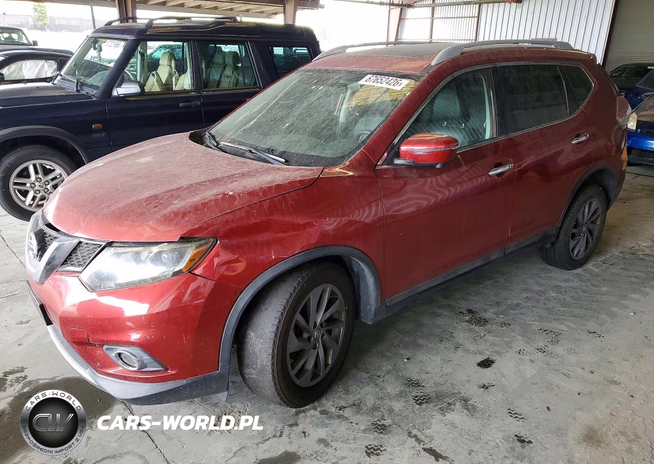 2016 Nissan Rogue Sl VIN:5N1AT2MV7GC876260 - 1