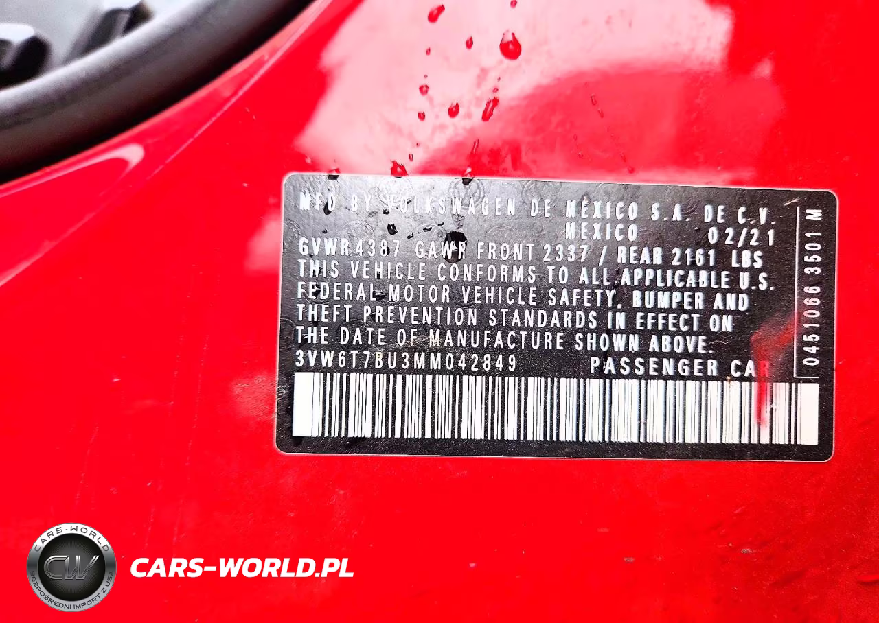 2021 Volkswagen Jetta Gli VIN:3VW6T7BU3MM042849 - 12
