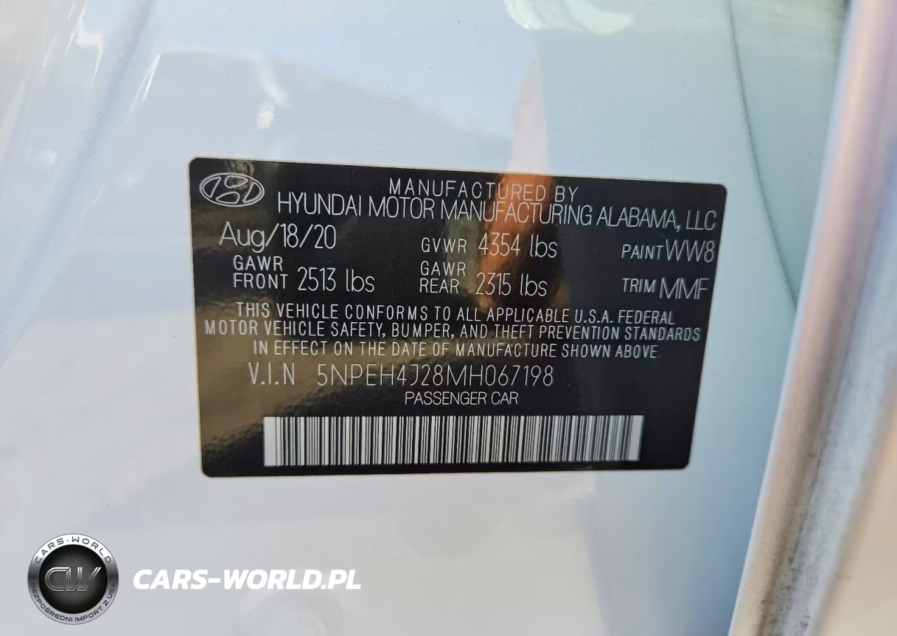 2021 Hyundai Sonata Limited VIN:5NPEH4J28MH067198 - 12