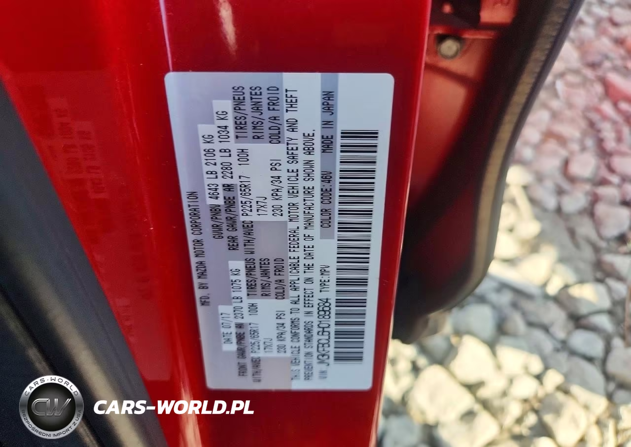 2017 Mazda Cx-5 Touring VIN:JM3KFBCL6H0189684 - 12