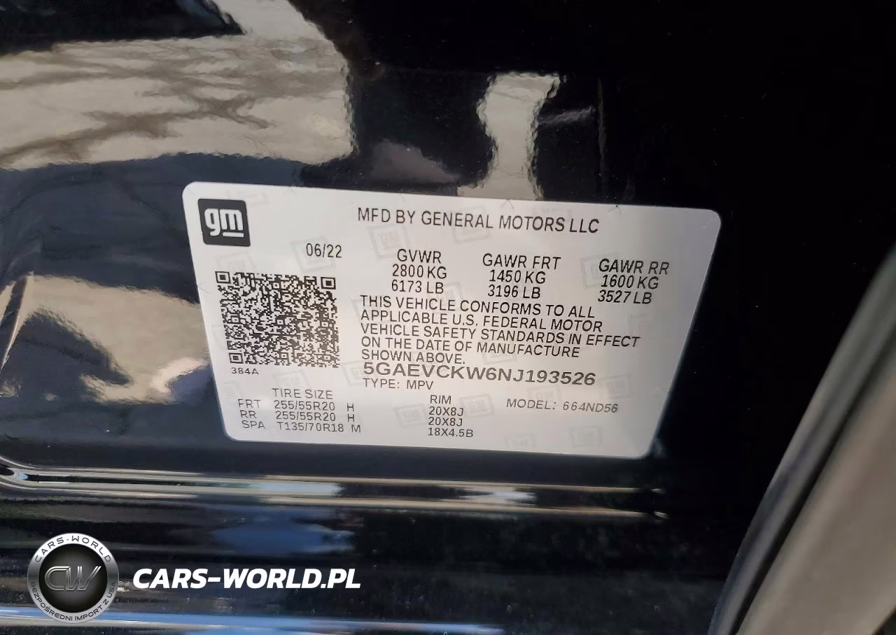 2022 Buick Enclave Avenir VIN:5GAEVCKW6NJ193526 - 13