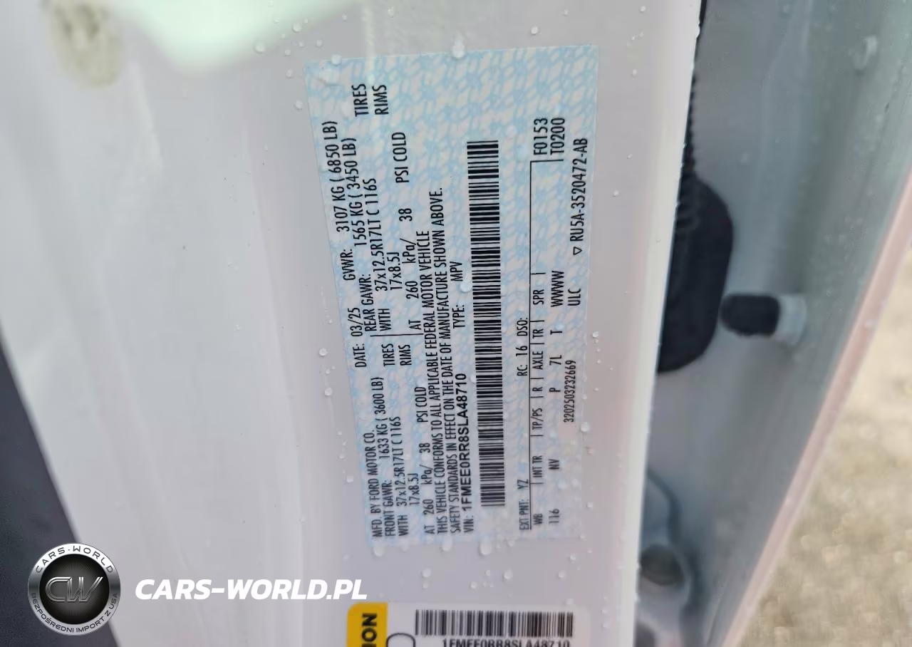 2025 Ford Bronco Raptor VIN:1FMEE0RR8SLA48710 - 14