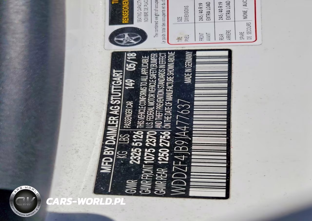 2018 Mercedes-Benz E 300 VIN:WDDZF4JB9JA477637 - 12