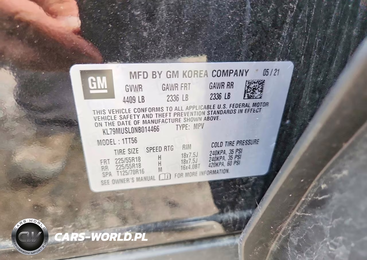 2022 Chevrolet Trailblazer Rs VIN:KL79MUSL0NB014466 - 14