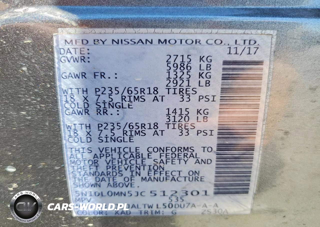 2018 Infiniti Qx60 Base VIN:5N1DL0MN5JC512301 - 14