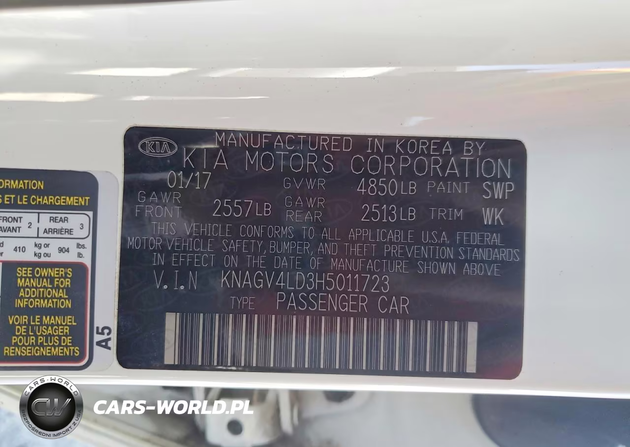 2017 Kia Optima Plug-In Hybrid Ex VIN:KNAGV4LD3H5011723 - 12