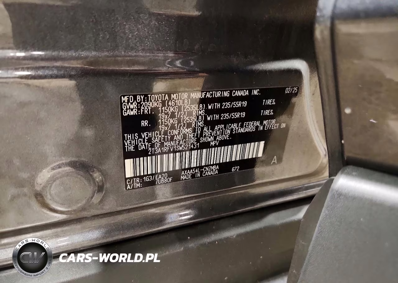 2025 Toyota Rav4 Xle Premium VIN:2T3A1RFV1SW521431 - 13