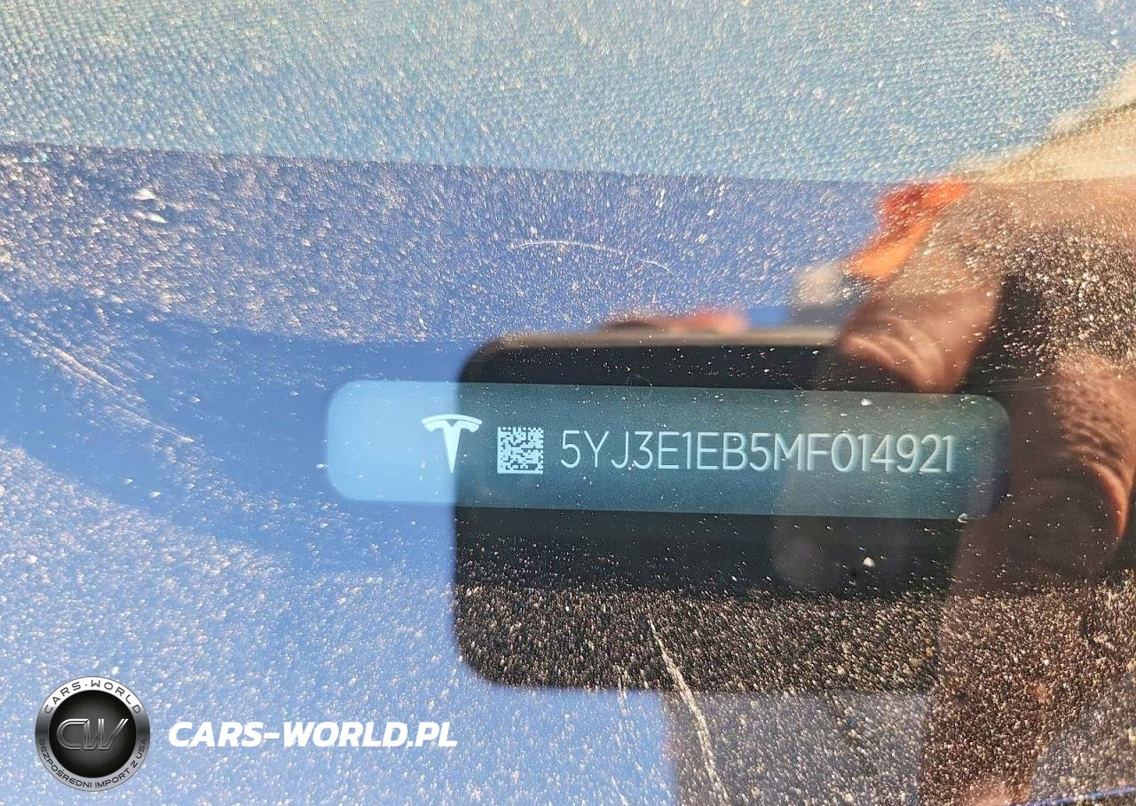 2021 Tesla Model 3 VIN:5YJ3E1EB5MF014921 - 13
