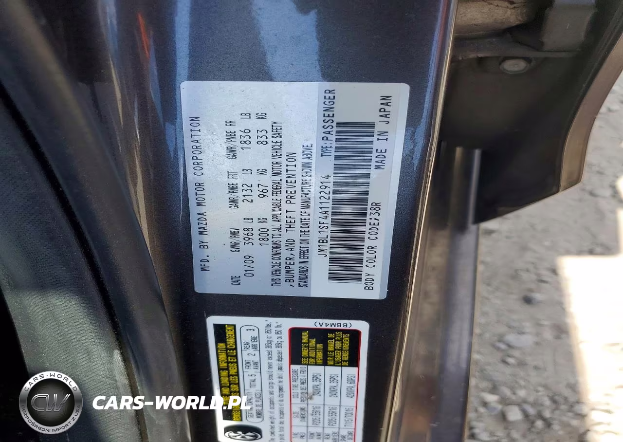 2010 Mazda 3 I VIN:JM1BL1SF4A1122914 - 12