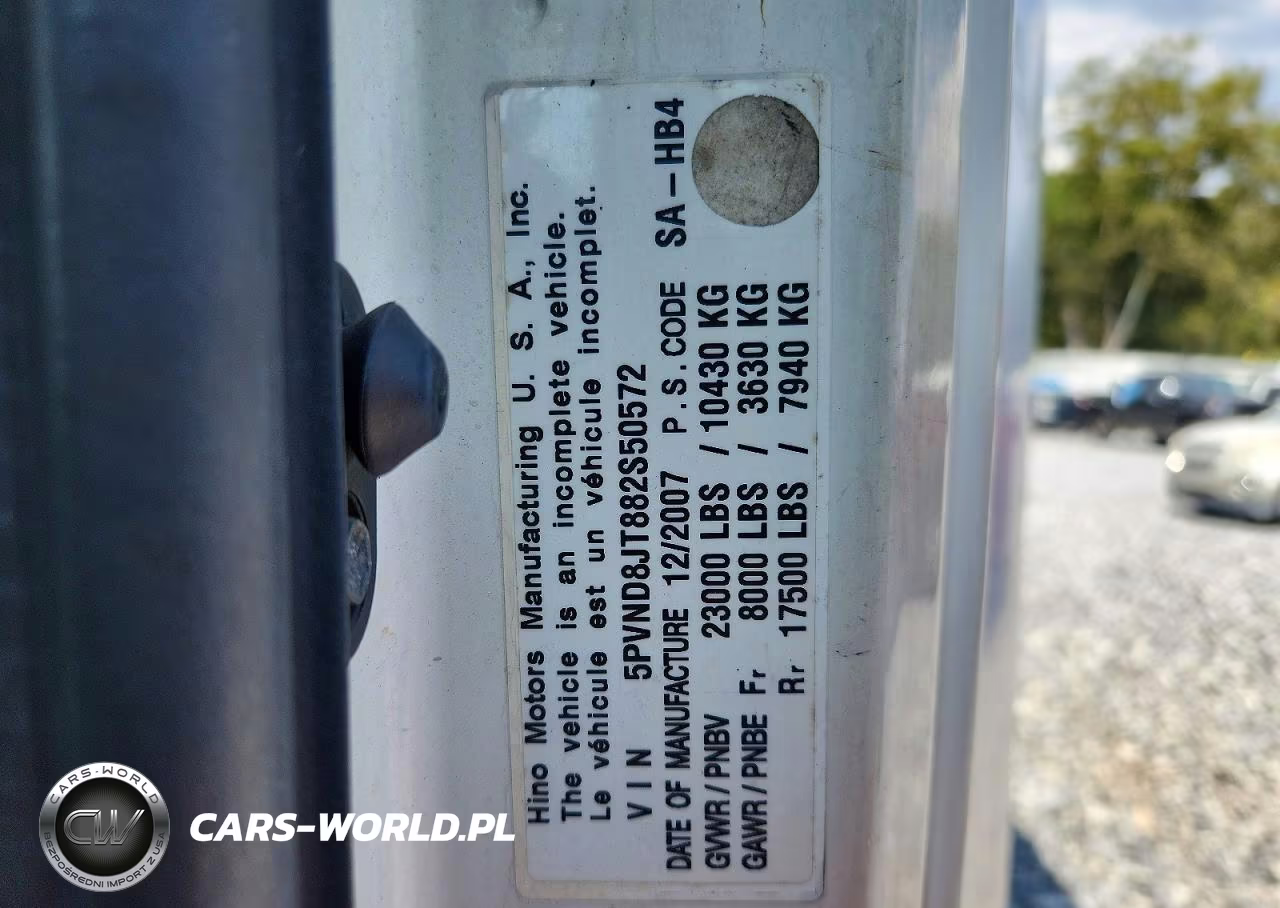 2008 Hino 258 VIN:5PVND8JT882S50572 - 14