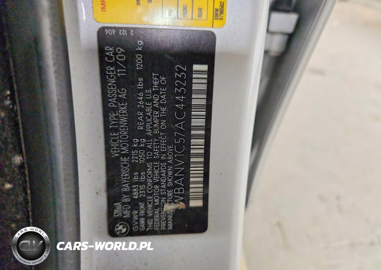 2010 BMW 528 Xi VIN:WBANV1C57AC443232 - 12