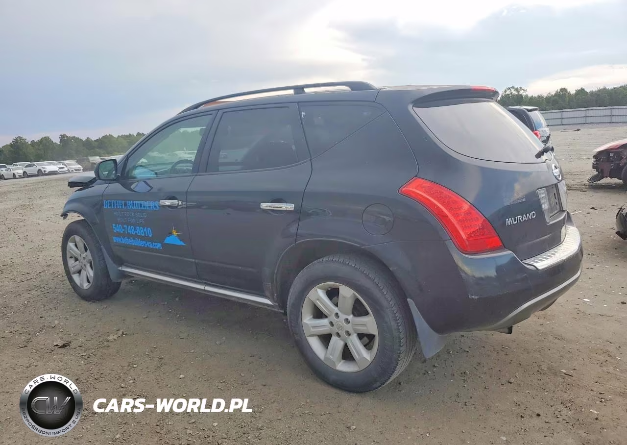2006 Nissan Murano S VIN:JN8AZ08W86W549037 - 2