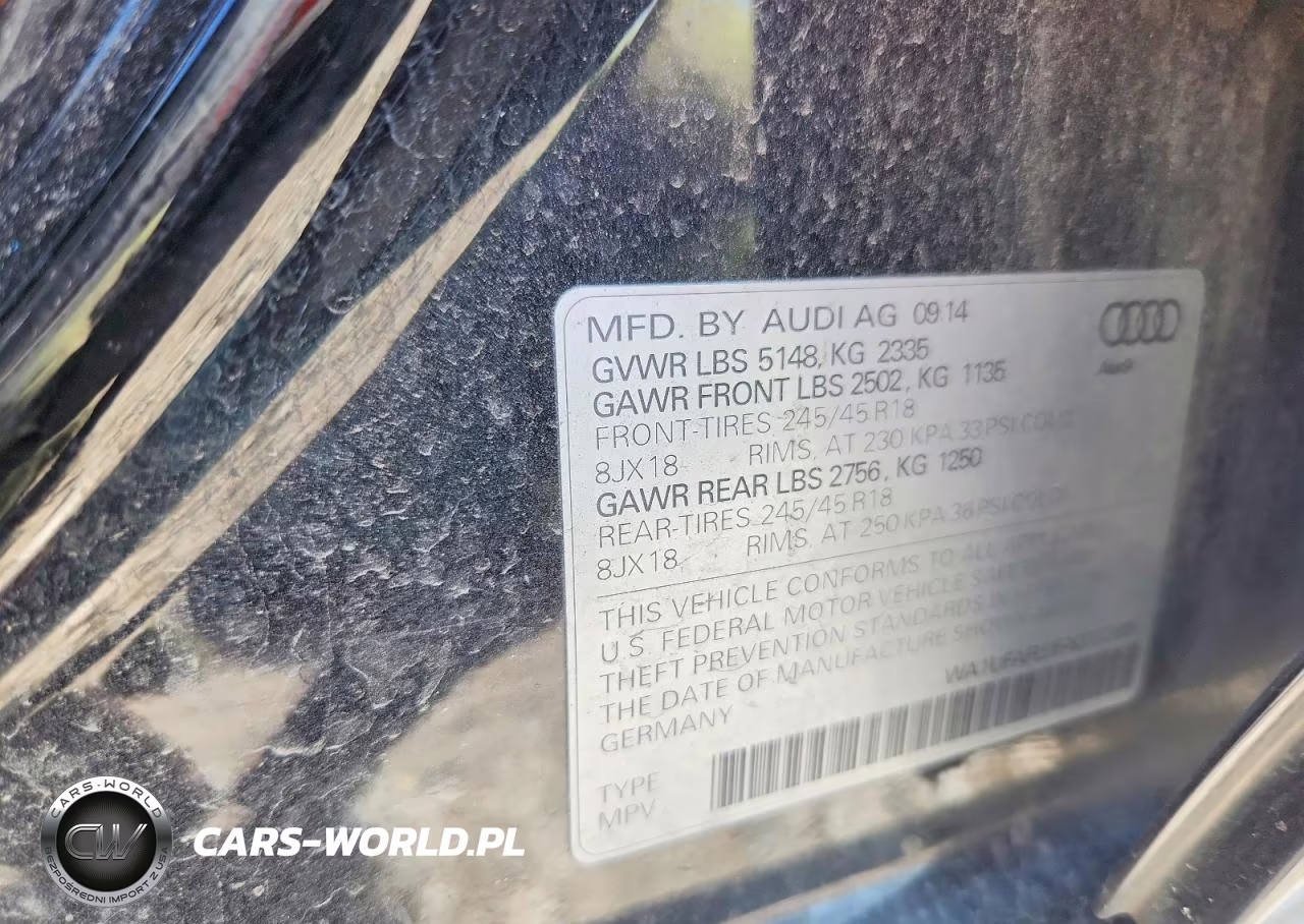 2015 Audi A4 Allroad Premium Plus VIN:WA1UFAFL0FA039269 - 12