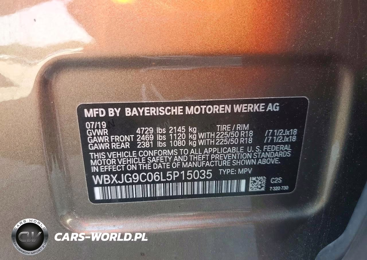 2020 BMW X1 xDrive28I VIN:WBXJG9C06L5P15035 - 13