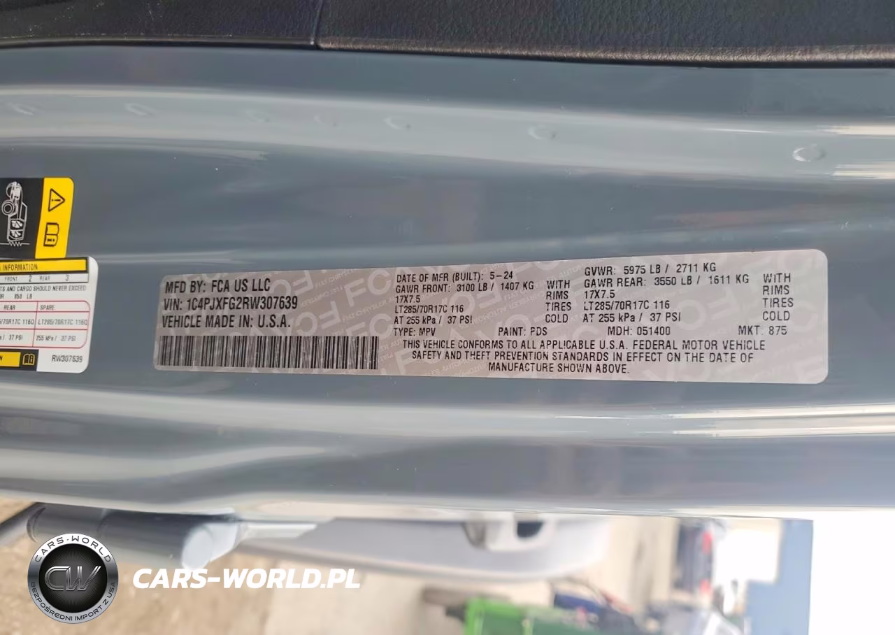 2024 Jeep Wrangler Rubicon VIN:1C4PJXFG2RW307639 - 13