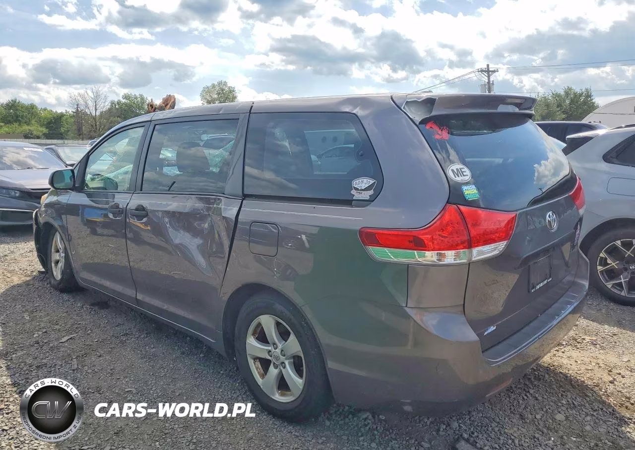 2012 Toyota Sienna Base 7-Passenger VIN:5TDZK3DCXCS273665 - 2