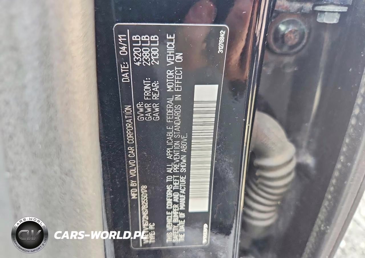 2011 Volvo S40 T5 VIN:YV1672MS7B2550178 - 12