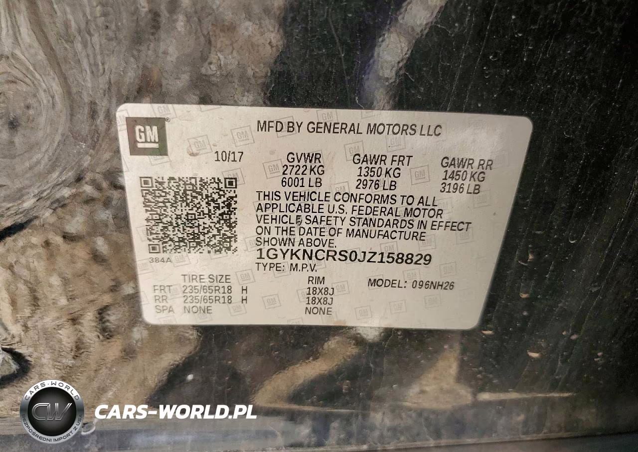 2018 Cadillac Xt5 Luxury VIN:1GYKNCRS0JZ158829 - 13