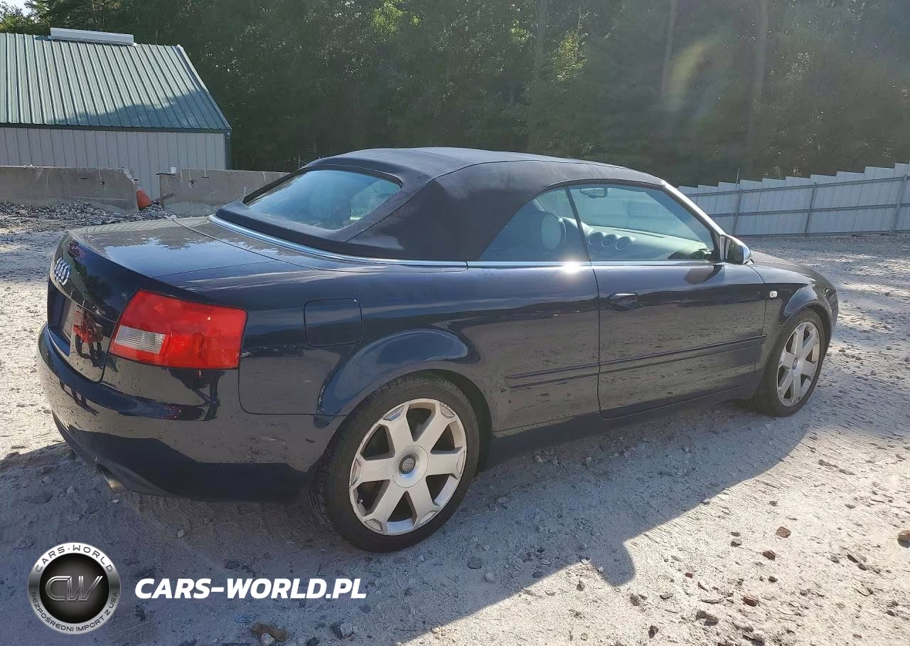2005 Audi S4 Quattro Cabriolet VIN:WUARL48H05K901318 - 3
