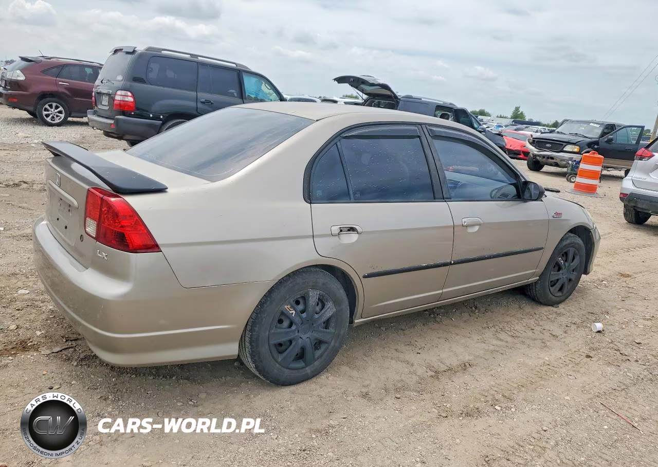 2004 Honda Civic Lx VIN:2HGES165X4H525160 - 3