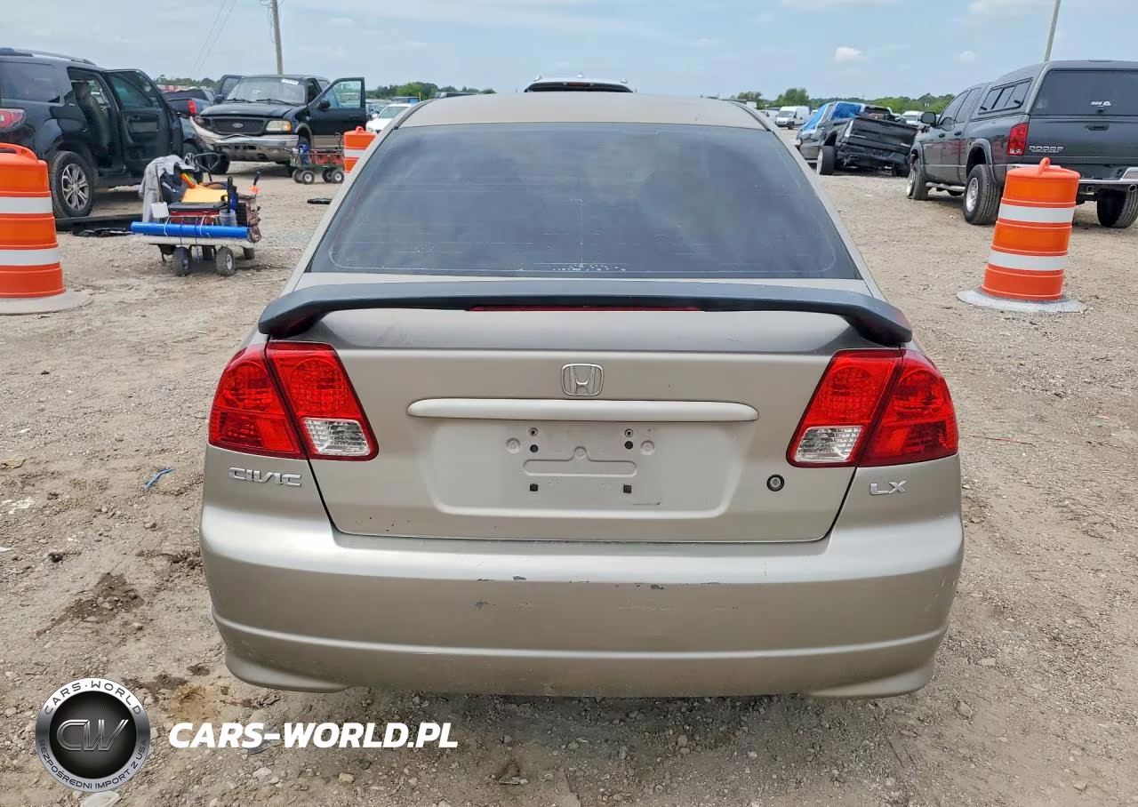 2004 Honda Civic Lx VIN:2HGES165X4H525160 - 6