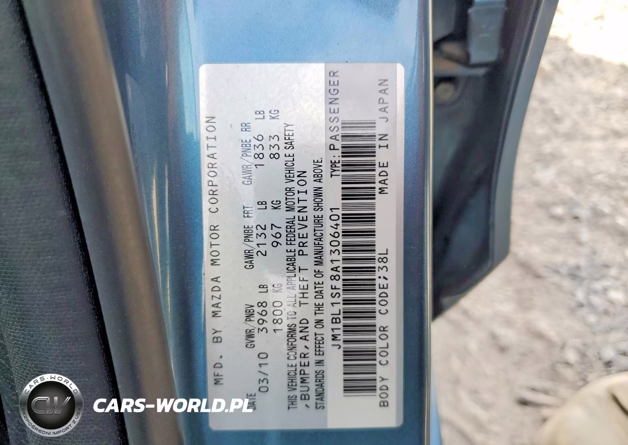 2010 Mazda 3 I VIN:JM1BL1SF8A1306401 - 12