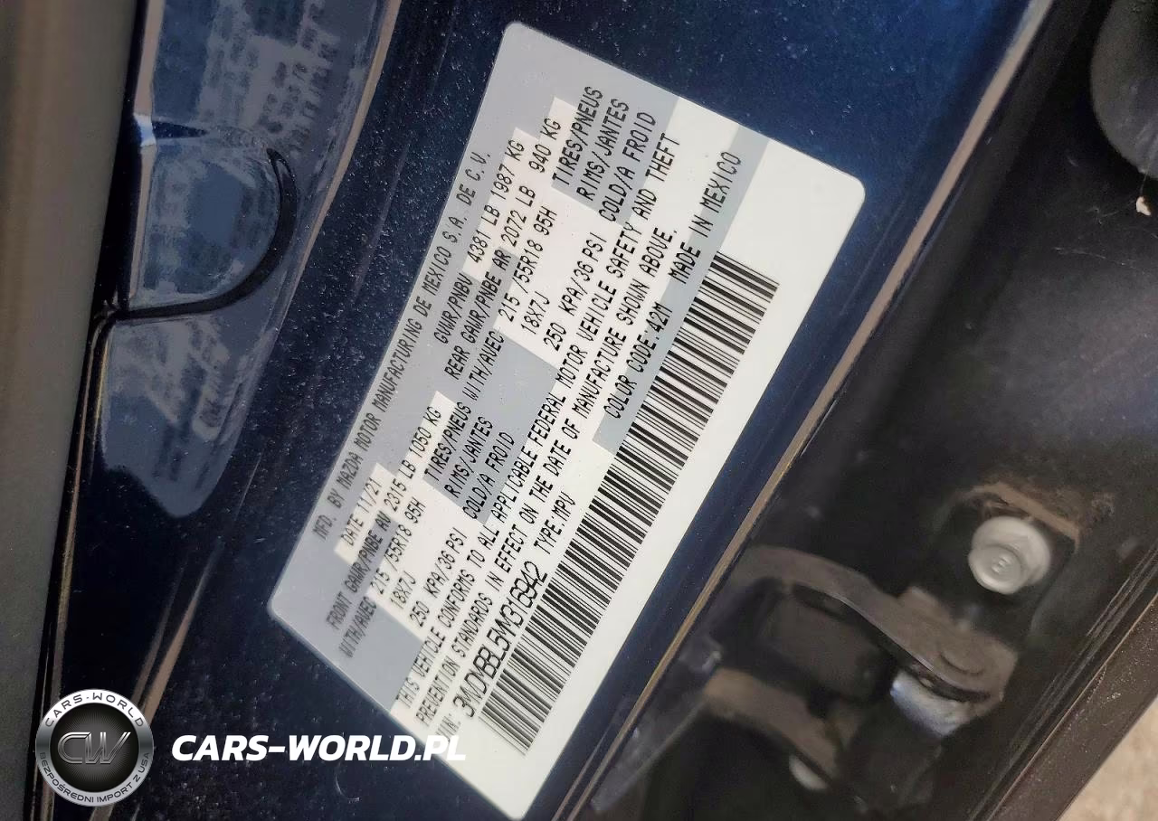 2021 Mazda Cx-30 Select VIN:3MVDMBBL5MM316942 - 13