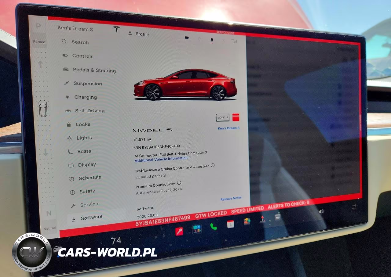 2022 Tesla Model S VIN:5YJSA1E53NF467499 - 9
