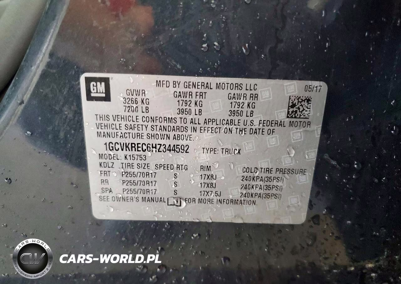 2017 Chevrolet Silverado K1500 Lt VIN:1GCVKREC6HZ344592 - 12
