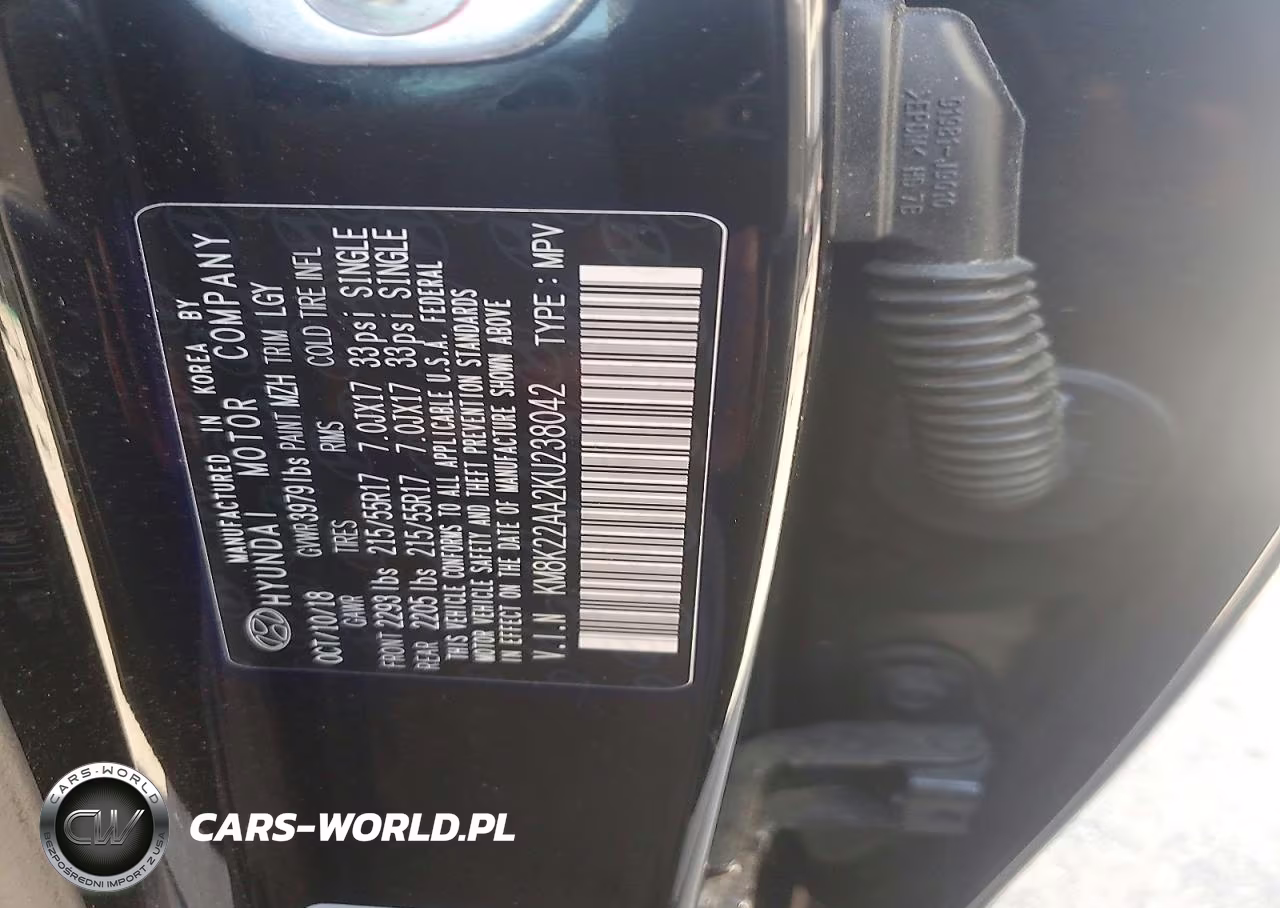 2019 Hyundai Kona Sel VIN:KM8K22AA2KU238042 - 13