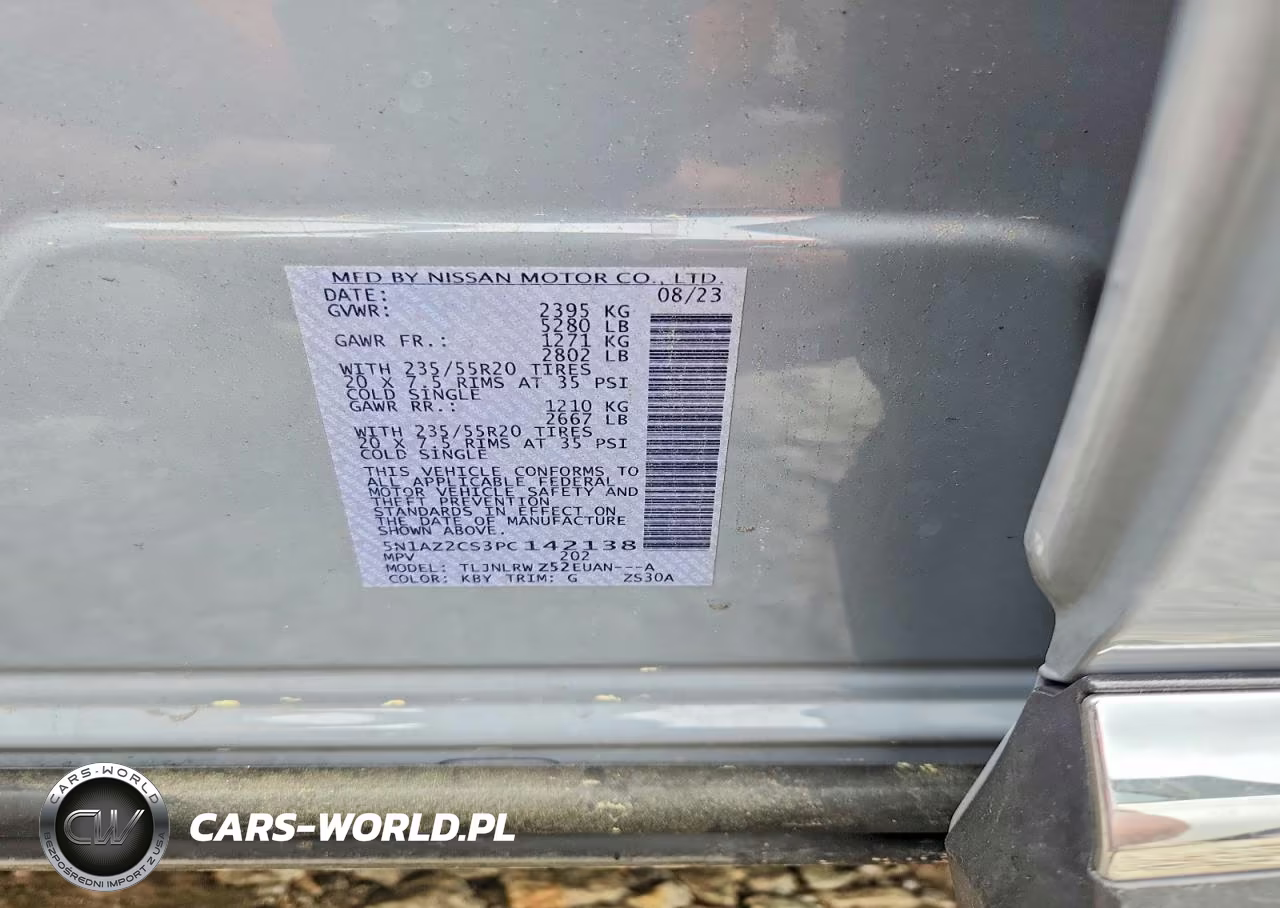 2023 Nissan Murano Sl VIN:5N1AZ2CS3PC142138 - 12