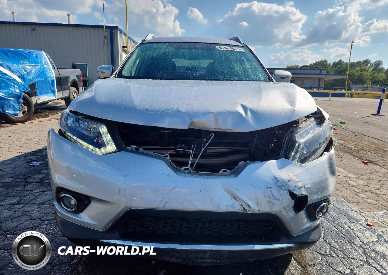 2016 Nissan Rogue Sv VIN:KNMAT2MT3GP665410 - 5