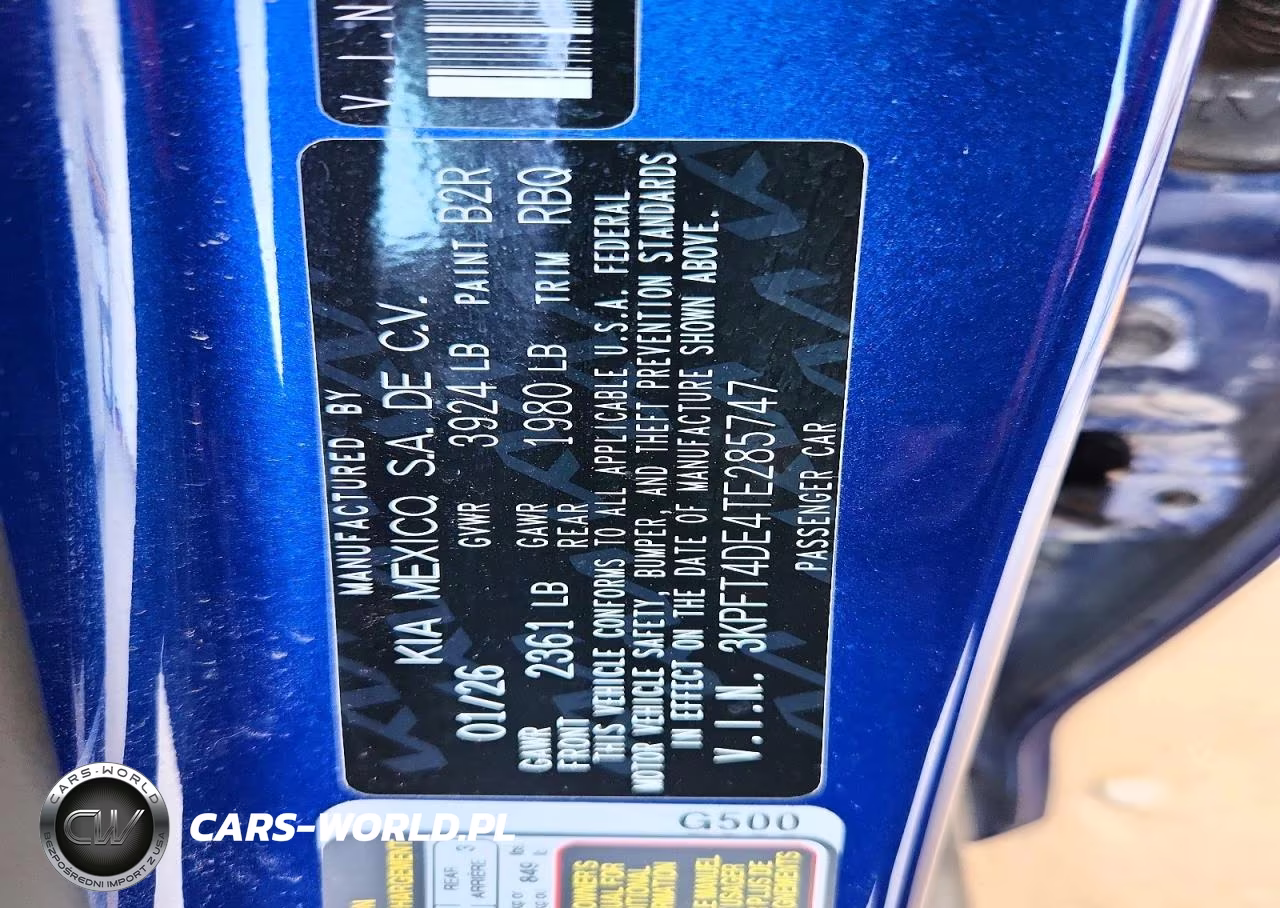 2026 Kia K4 Lxs VIN:3KPFT4DE4TE285747 - 12