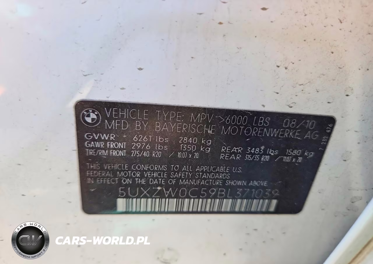 2011 BMW X5 xDrive35D VIN:5UXZW0C59BL371039 - 12