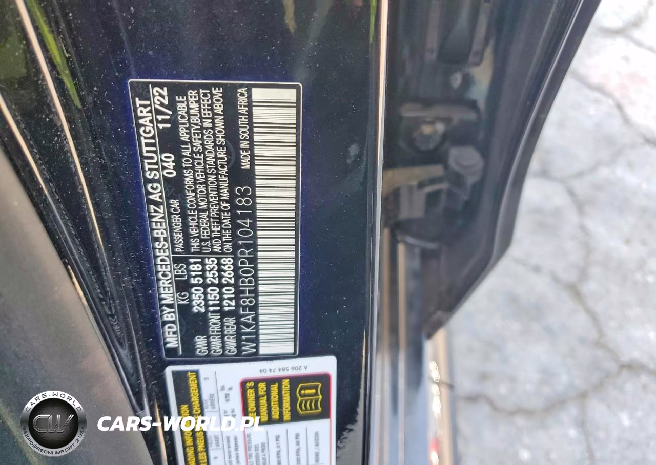 2023 Mercedes-Benz C 43 Amg VIN:W1KAF8HB0PR104183 - 12