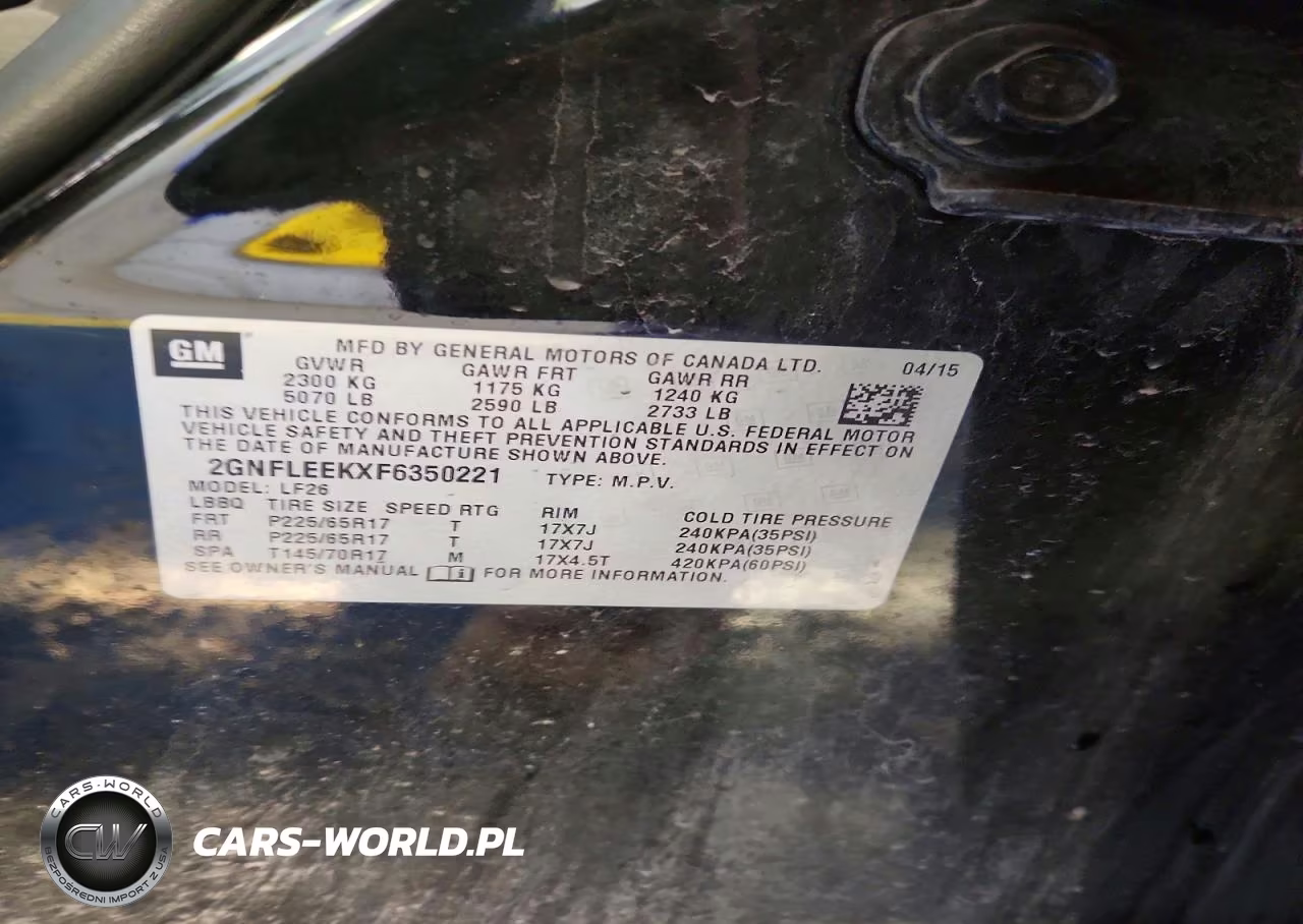 2015 Chevrolet Equinox Ls VIN:2GNFLEEKXF6350221 - 13