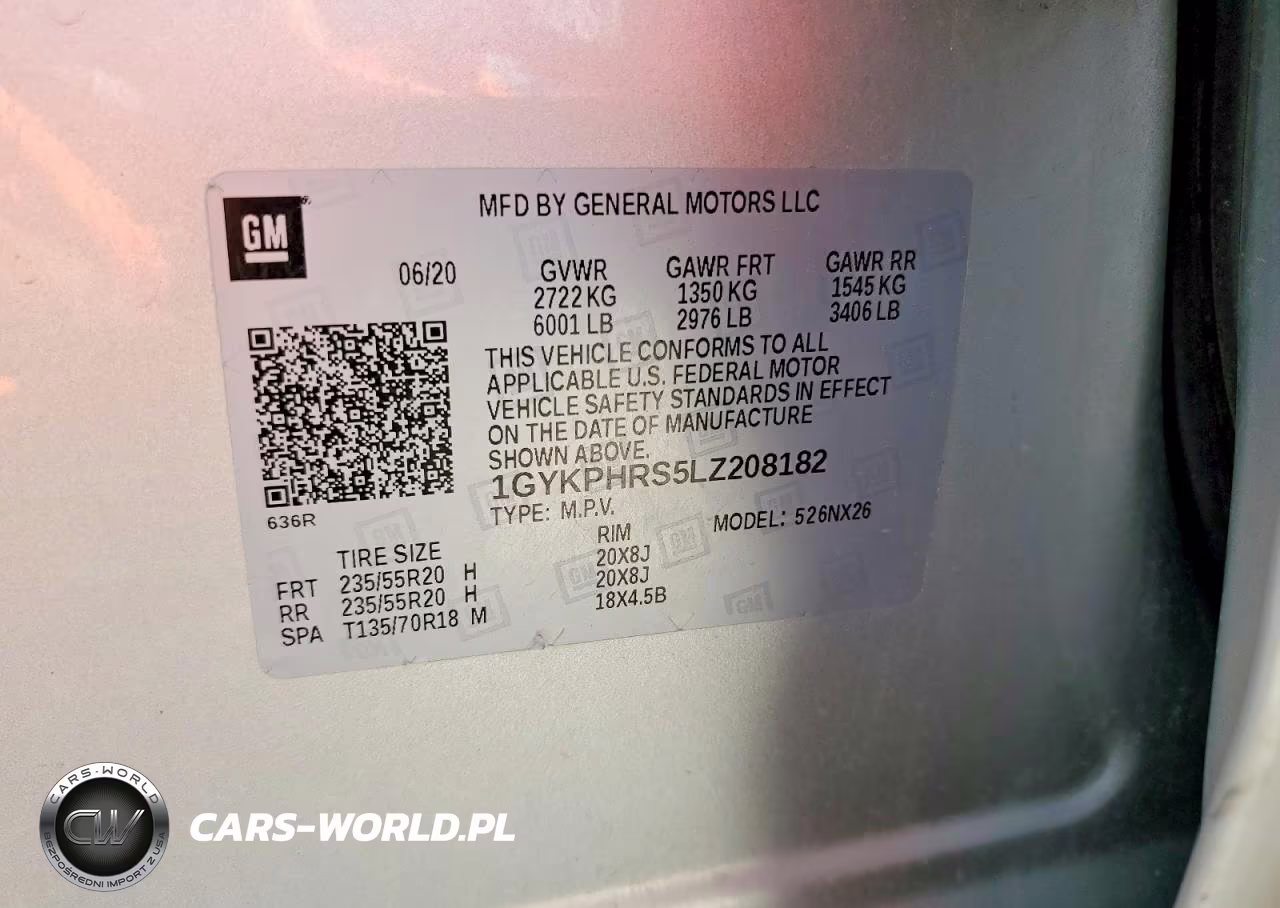 2020 Cadillac Xt6 Sport VIN:1GYKPHRS5LZ208182 - 14