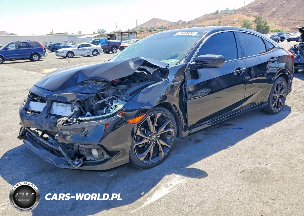2019 Honda Civic Sport VIN:19XFC2F8XKE203417 - 1