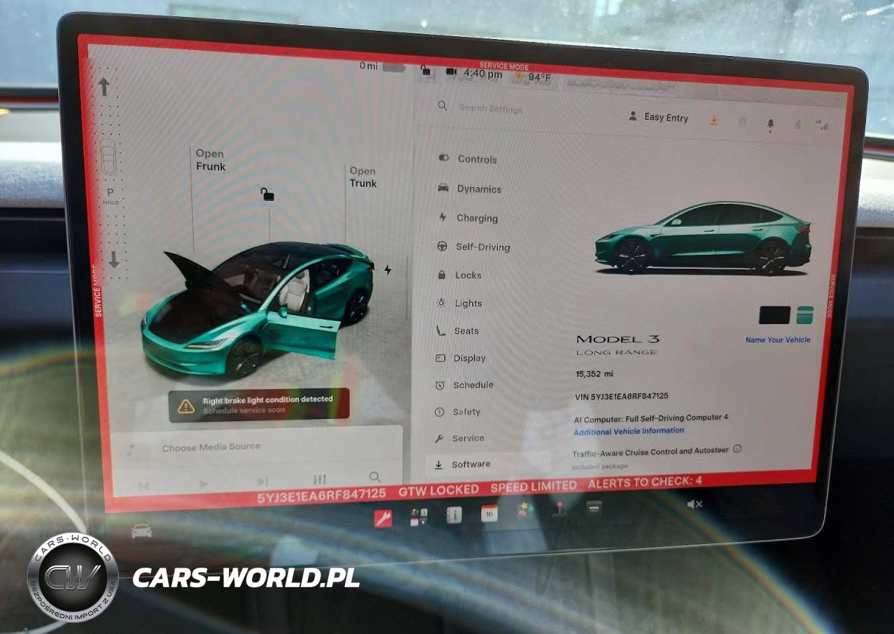 2024 Tesla Model 3 VIN:5YJ3E1EA6RF847125 - 9