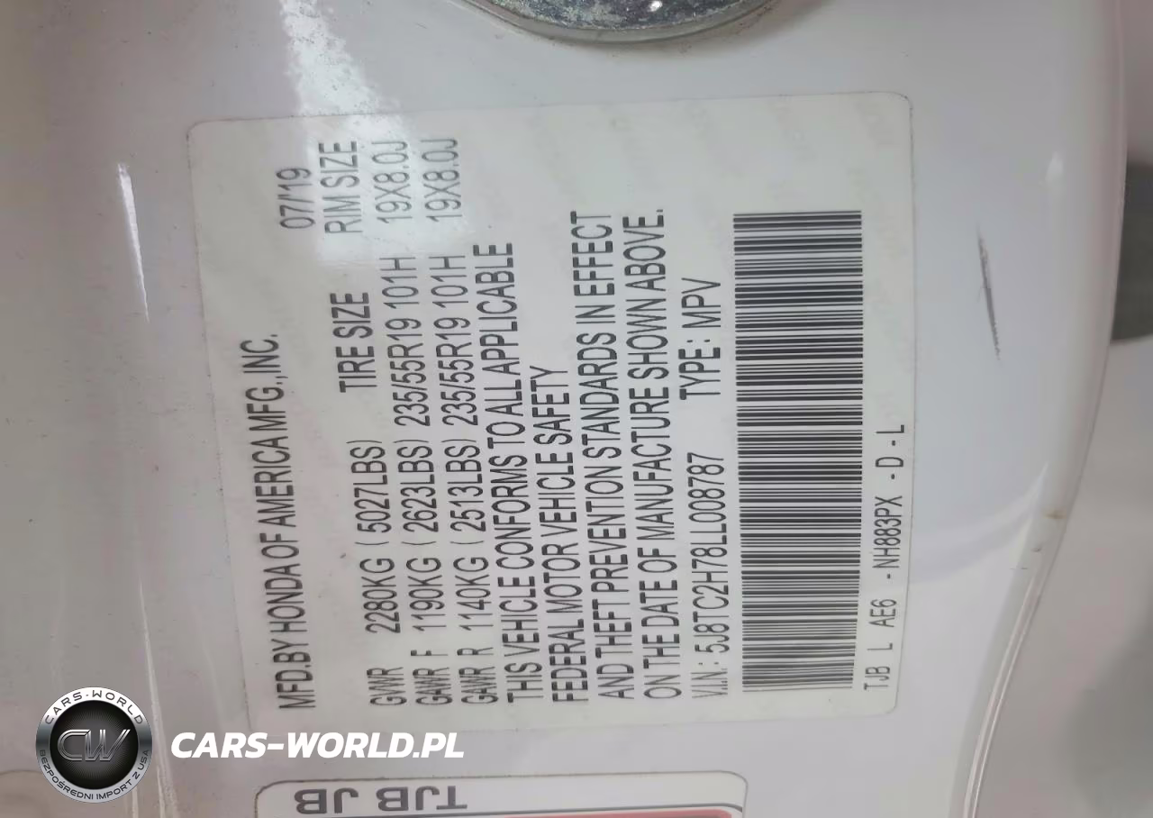 2020 Acura Rdx Advance VIN:5J8TC2H78LL008787 - 14