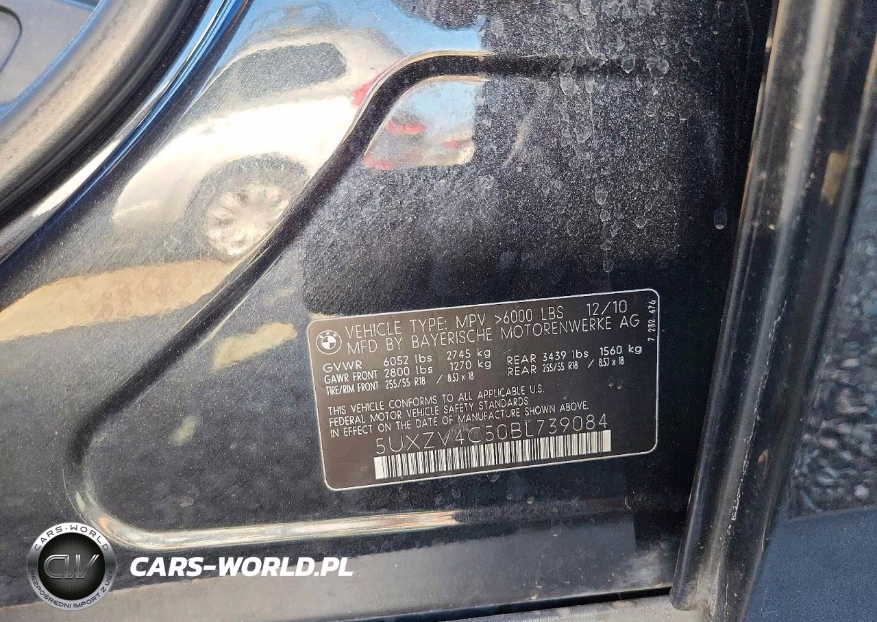 2011 BMW X5 xDrive35I VIN:5UXZV4C50BL739084 - 13