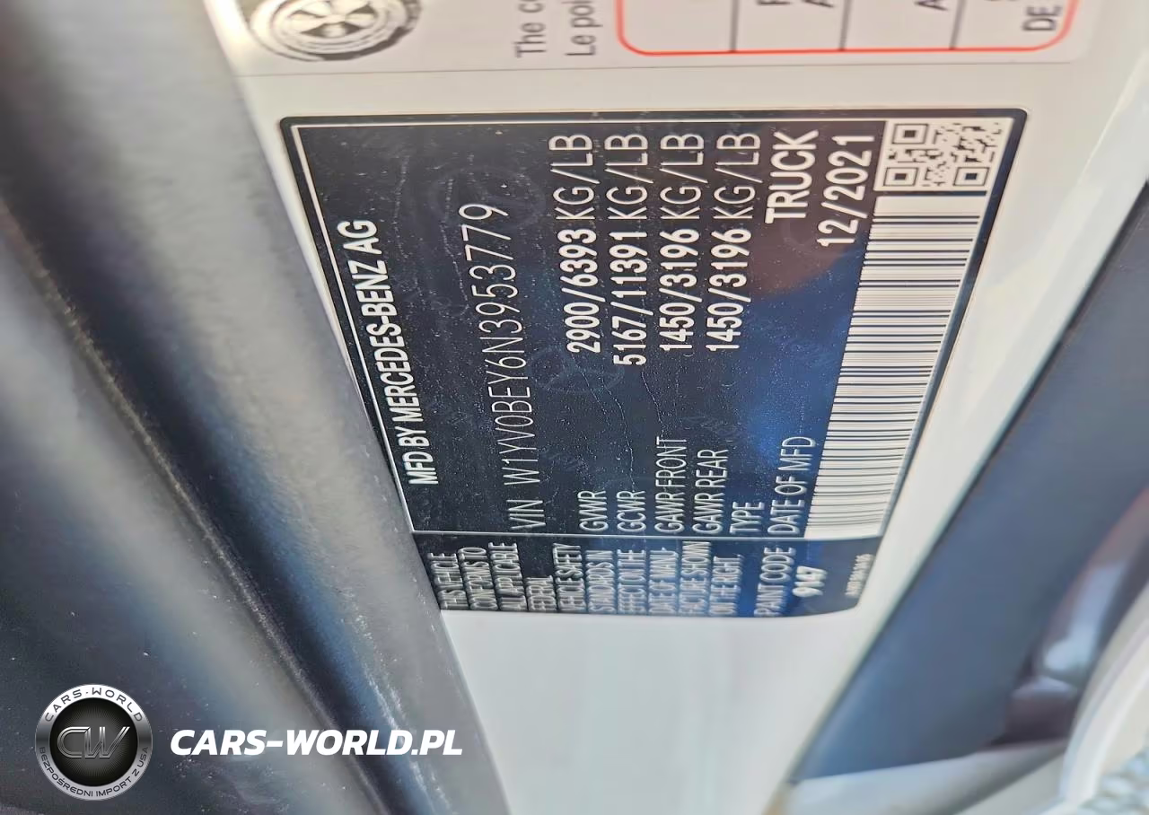 2022 Mercedes-Benz Metris VIN:W1YV0BEY6N3953779 - 14