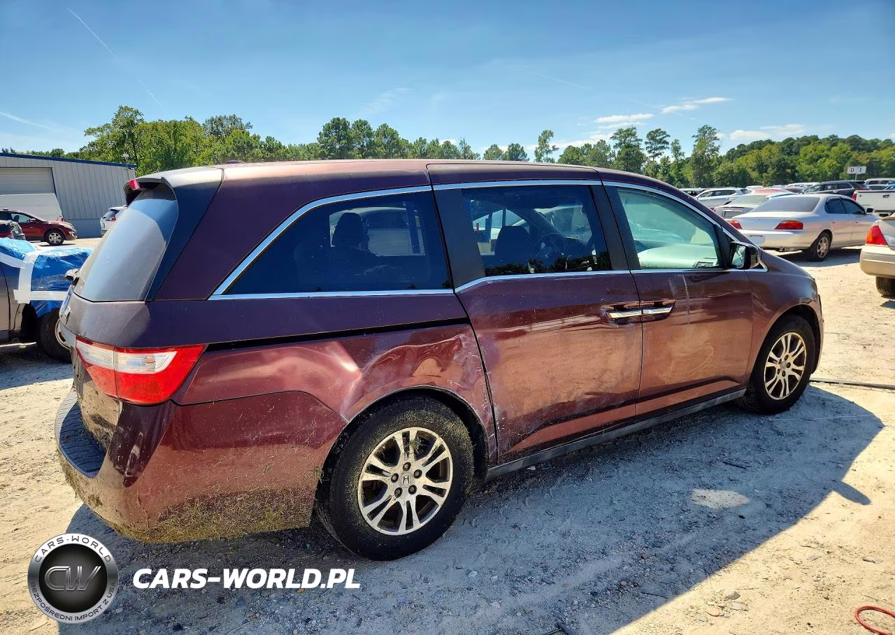 2012 Honda Odyssey Exl VIN:5FNRL5H69CB028129 - 3