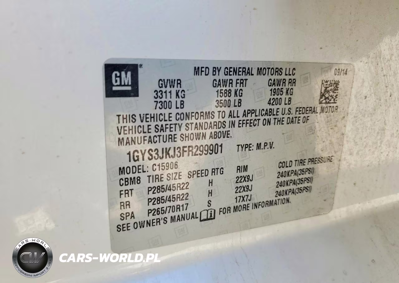 2015 Cadillac Escalade Esv Premium VIN:1GYS3JKJ3FR299901 - 13