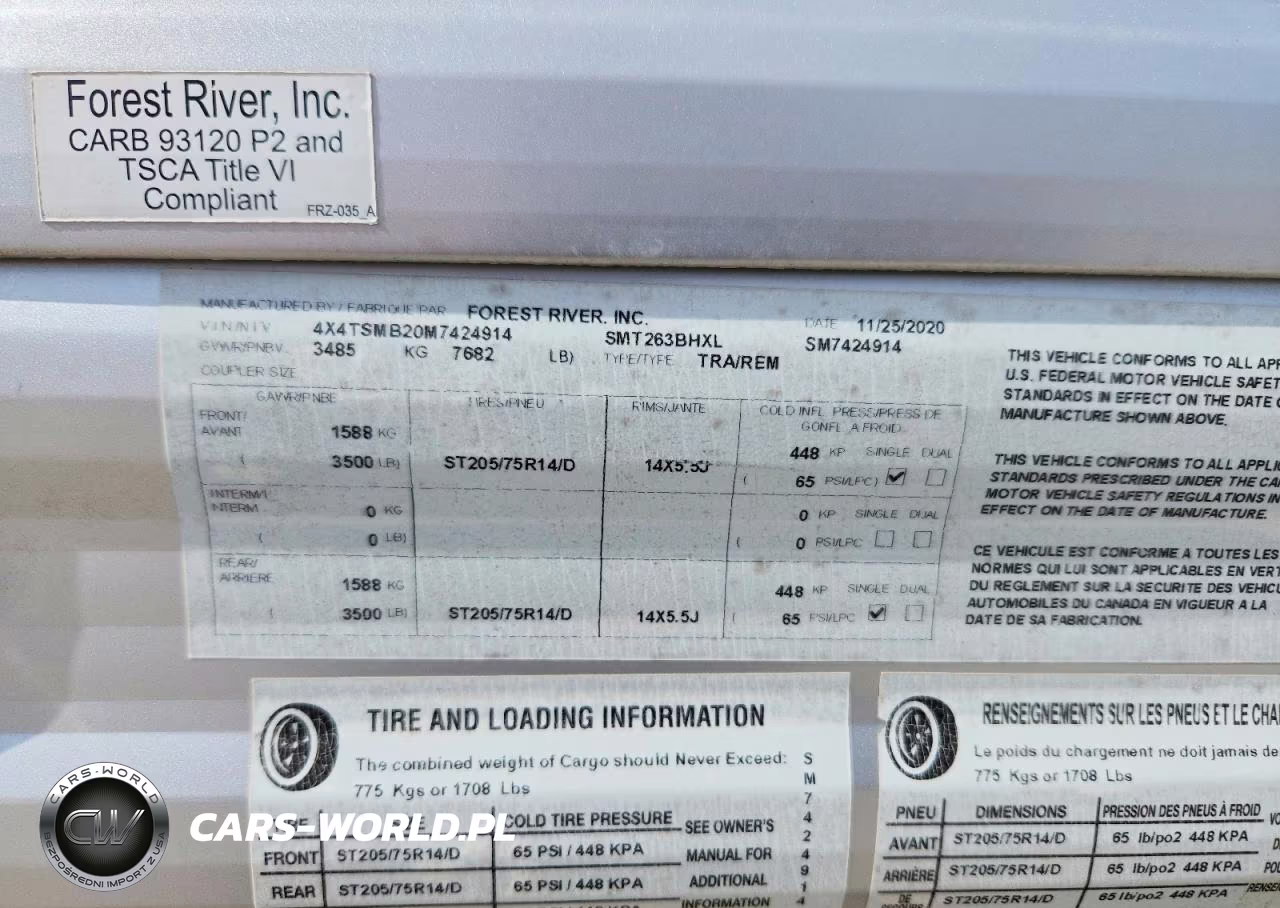 2021 Forest River Salem Camper VIN:4X4TSMB20M7424914 - 10