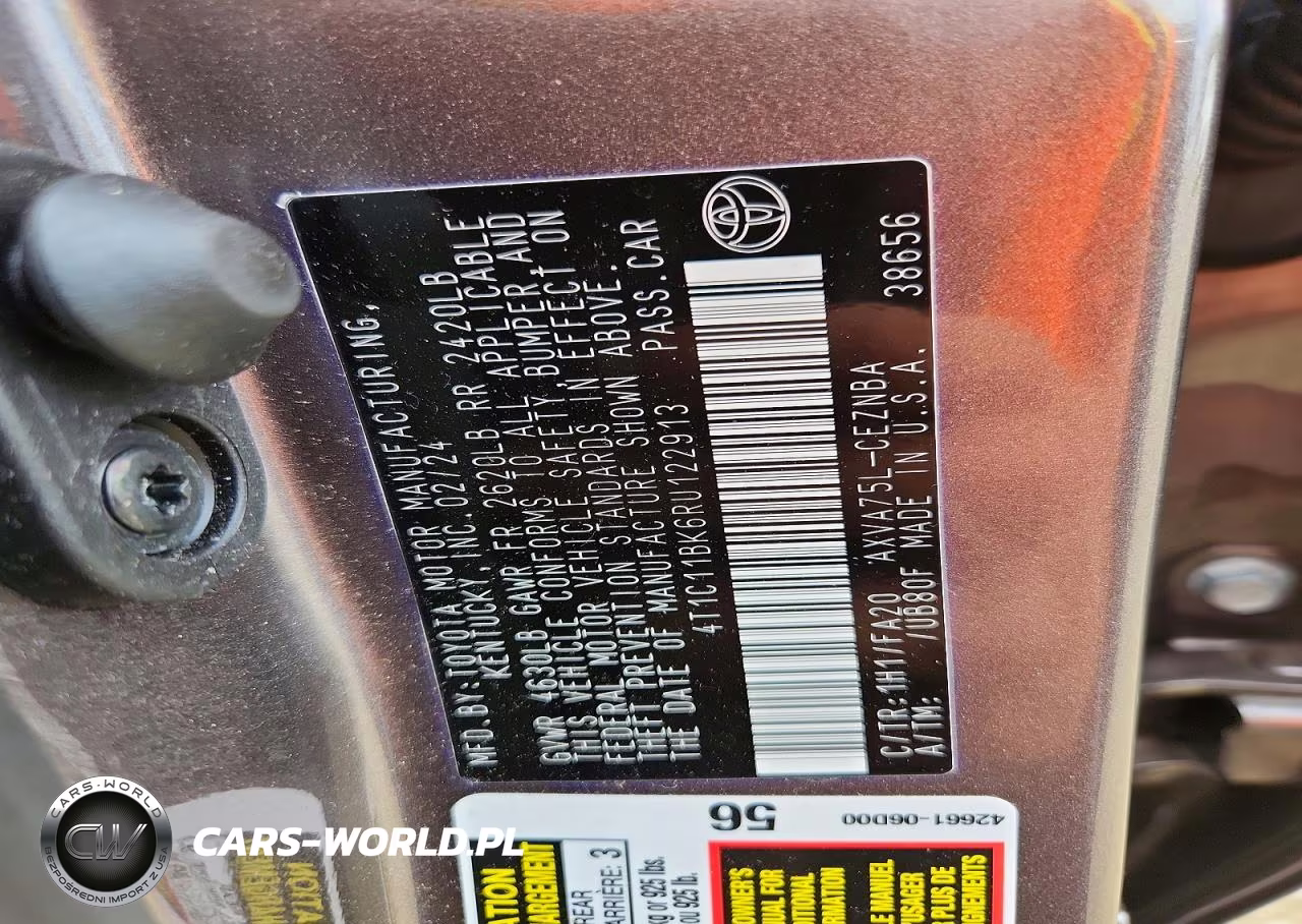 2024 Toyota Camry Le VIN:4T1C11BK6RU122913 - 12