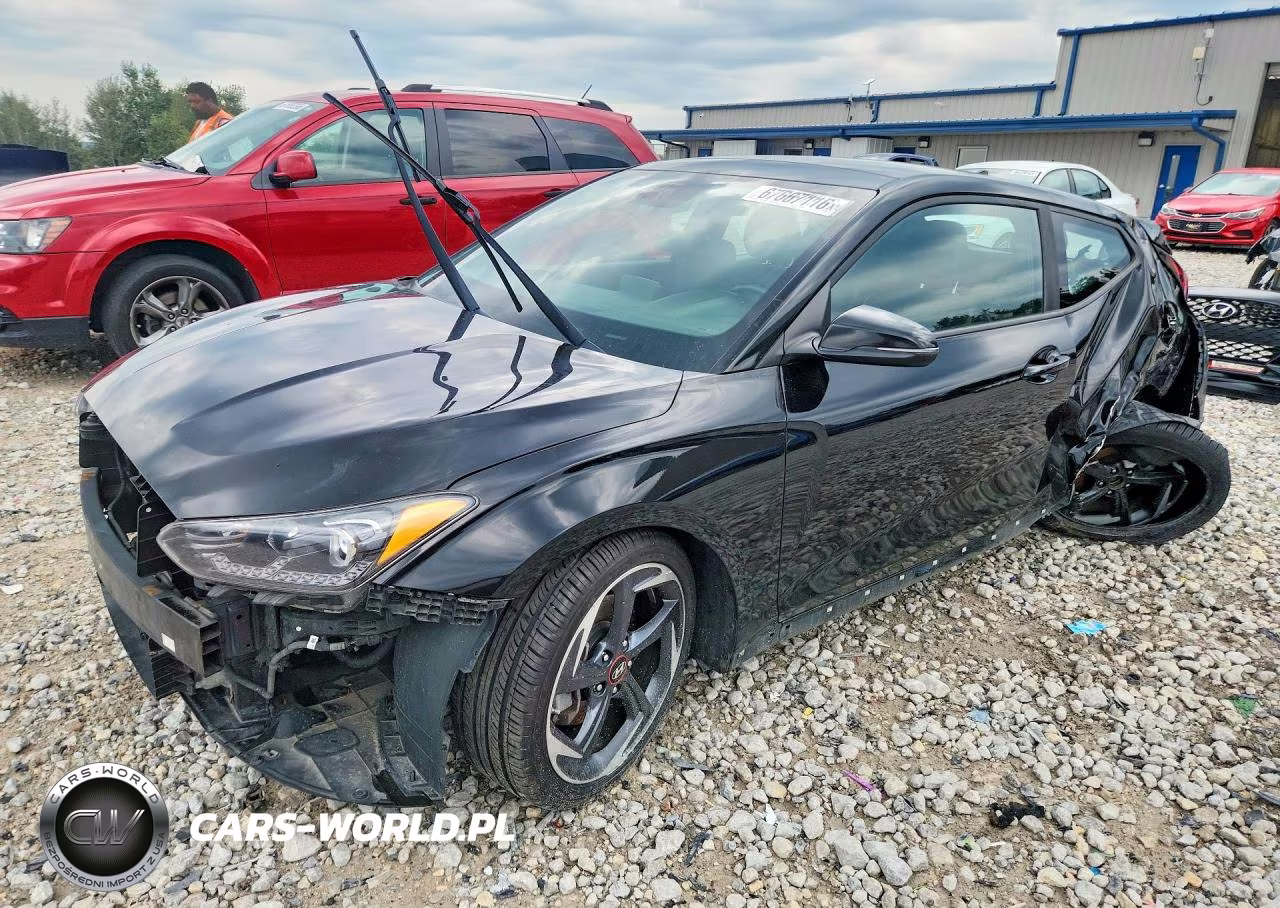 2019 Hyundai Veloster Turbo 1.6T VIN:KMHTH6AB6KU002027 - 1