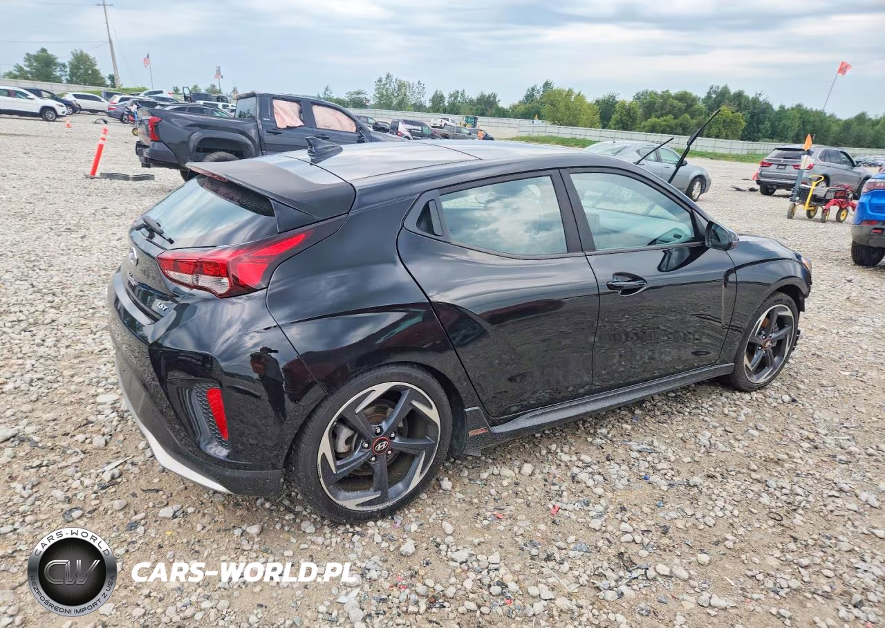 2019 Hyundai Veloster Turbo 1.6T VIN:KMHTH6AB6KU002027 - 3