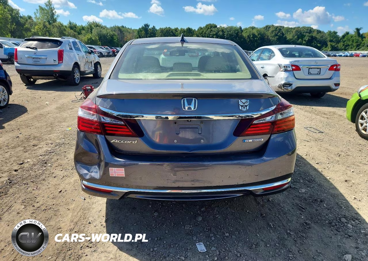 2017 Honda Accord Hybrid Exl VIN:JHMCR6F5XHC020077 - 6