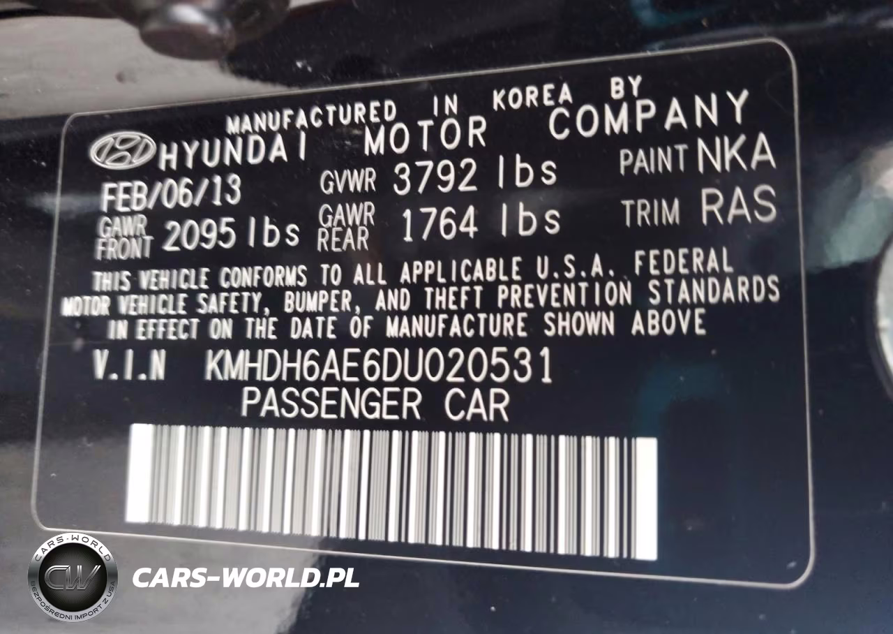 2013 Hyundai Elantra Coupe Gs VIN:KMHDH6AE6DU020531 - 12